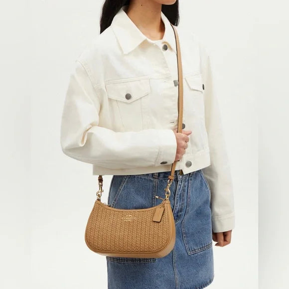 Summer Teri Straw Shoulder Bag